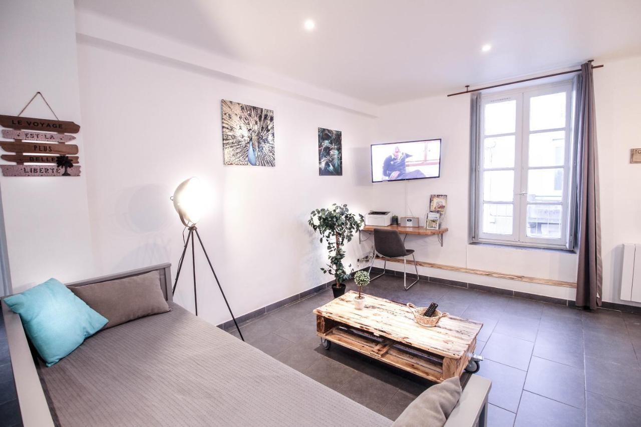 Appartement Calme Et Spacieux, Cite Et Ville A Pied, Wifi, 2 Chambres, 3 Lits Каркассонн Екстер'єр фото